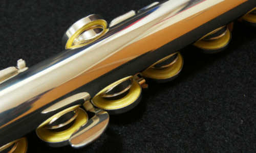 タンポが傷んでいるミヤザワフルート