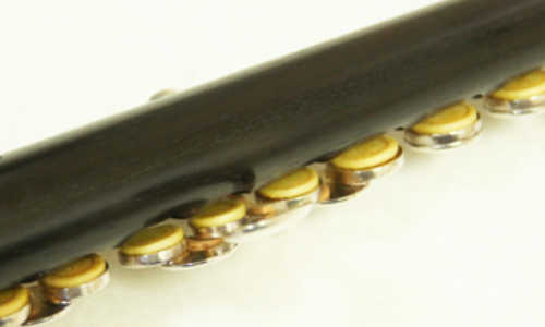 タンポが傷んでいるピッコロ